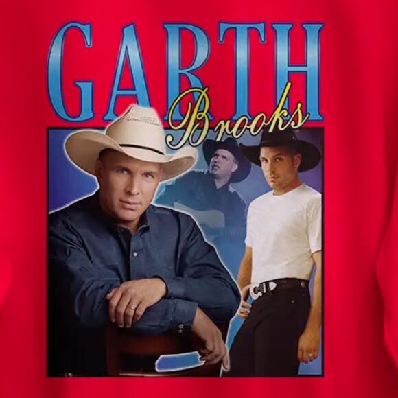 Garth Brooks Bootleg 90s Tour Country Music Fan Graphic Retro Sweatshirt 05 - Picture 2 of 5